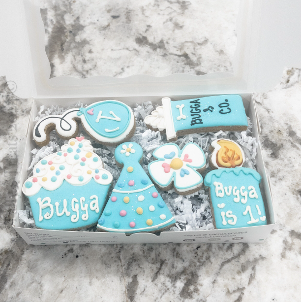 Baby Blue - Happy Barkday Box